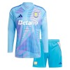 Maillot de Gardien à Manches Longues Aston Villa 2024-25 Bleue Pour Enfant